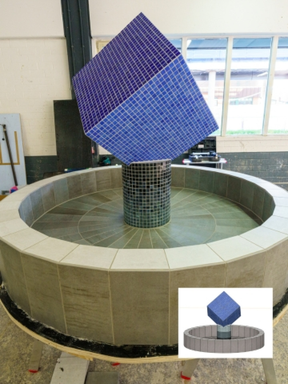 360x480 6 Fliesen Platten Mosaikleger Meister Meisterstuecke Meisterwerke GIGA Line Interbau Blink