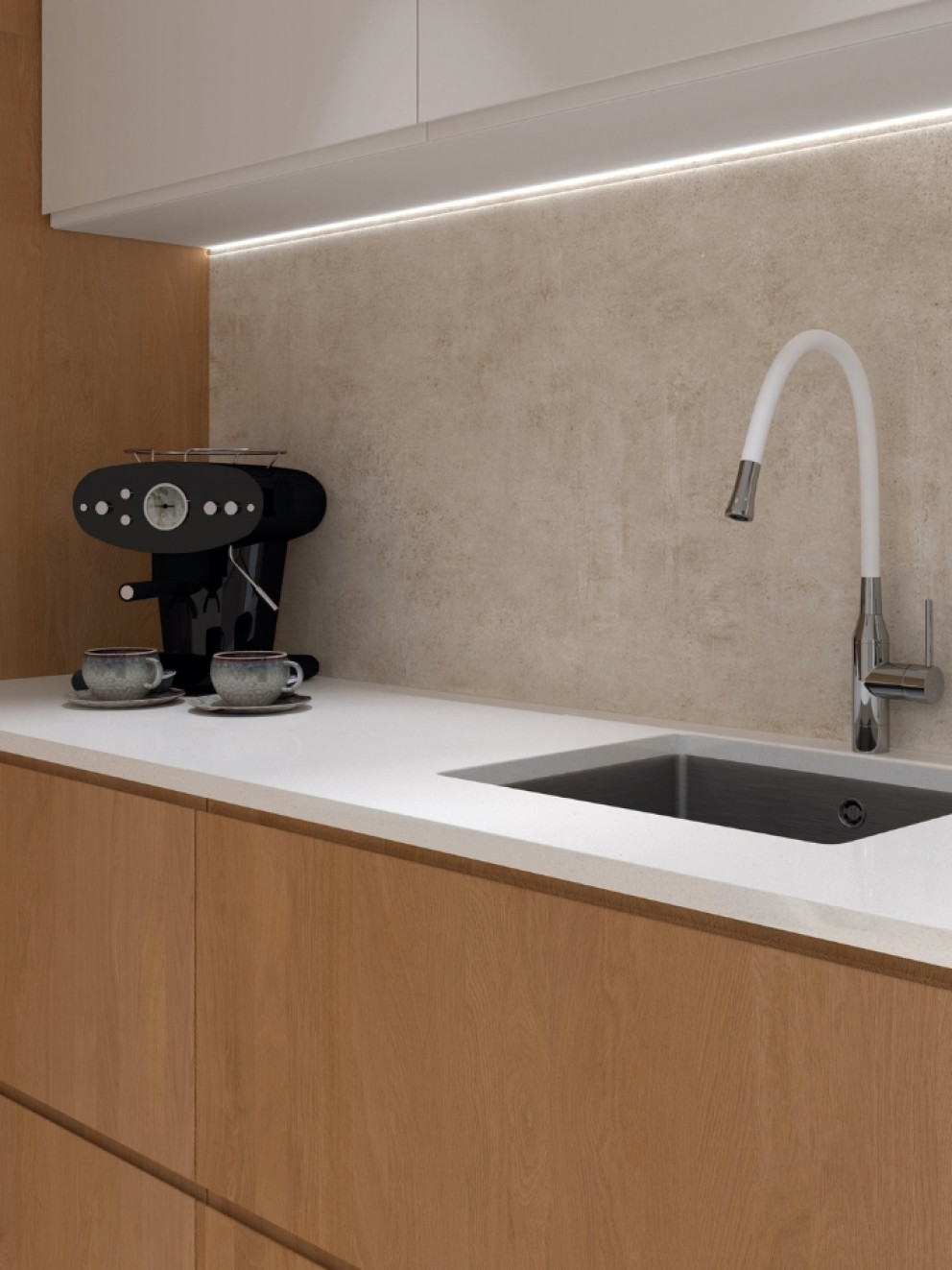 720x960 02 Columbia Soft Beige Farbergaenzung Betonfliese GIGA Line Interbau Blink