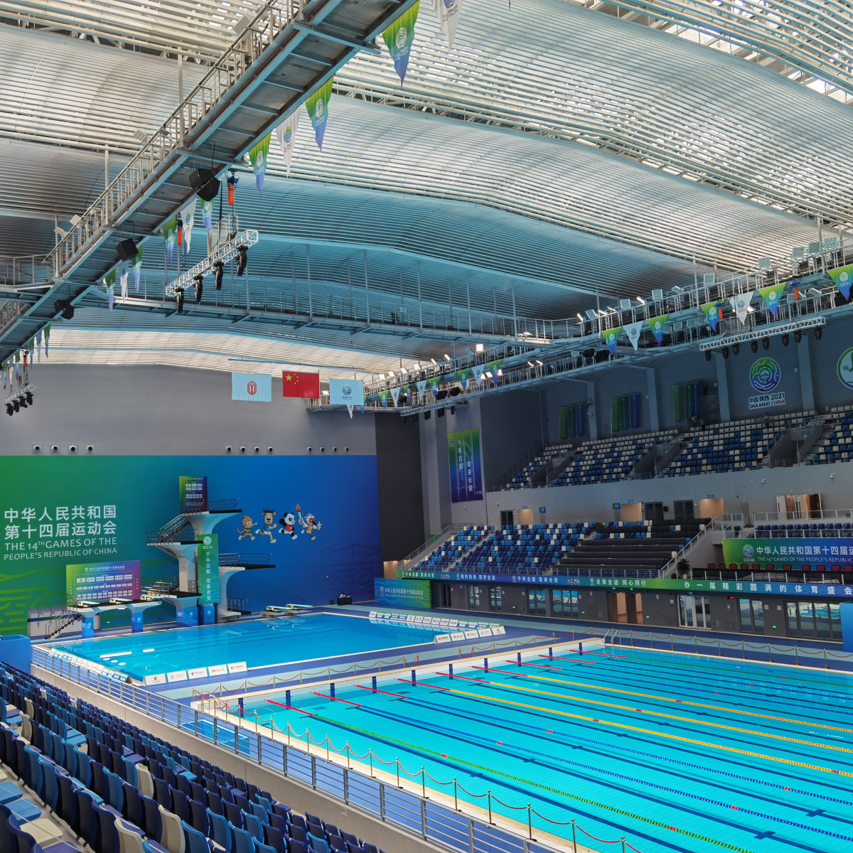 China Xian Olympic Sports Center Natatorium 4 Interbau Blink