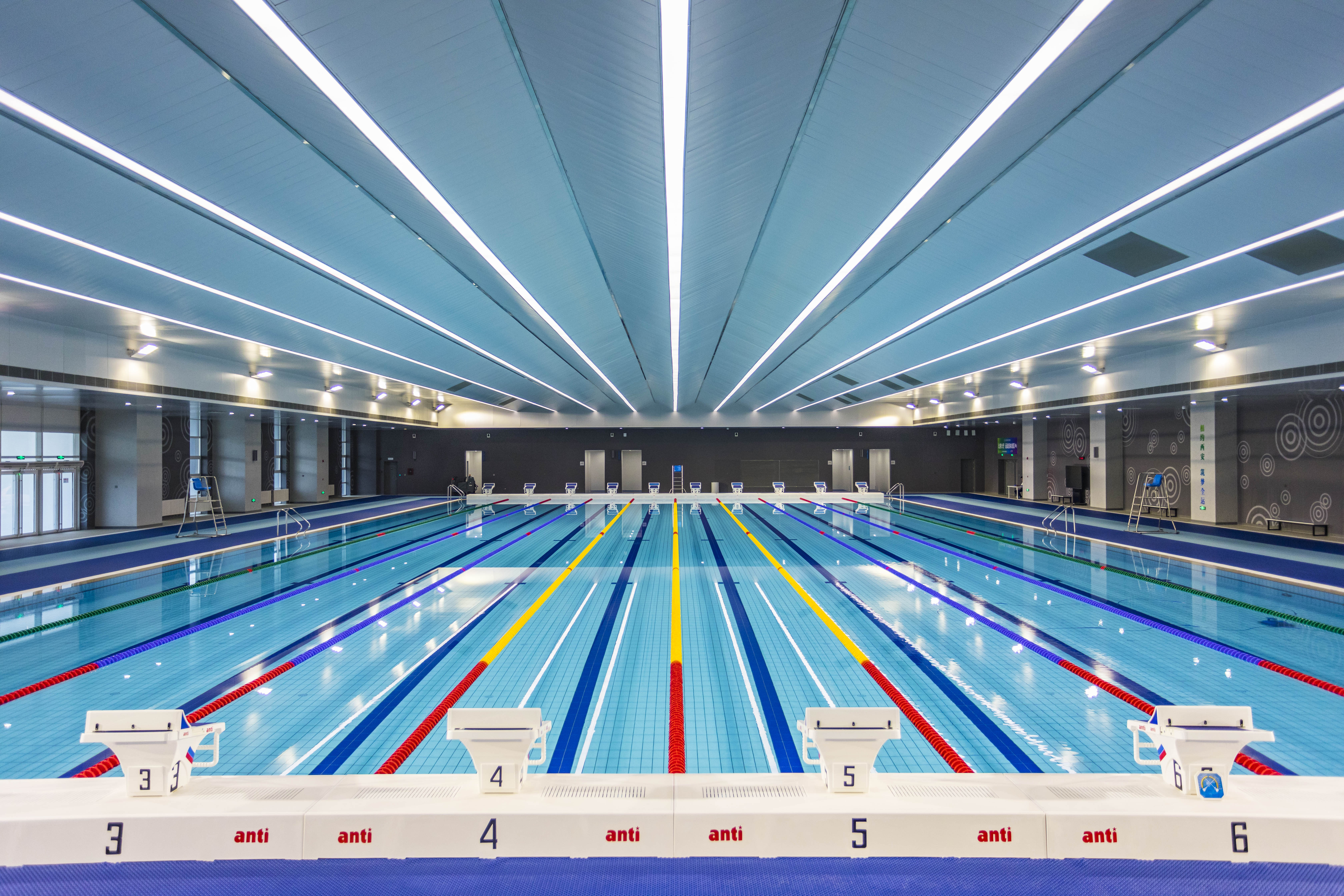 China Xian Olympic Sports Center Natatorium 6 Interbau Blink