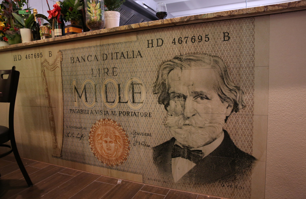 Mille Lire Schein Frankfurt 2 Digitaldruck Interbau Blink